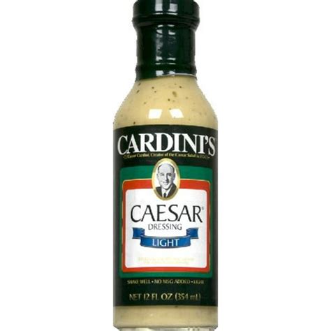 Cardinis Caesar Light Salad Dressing 12 Oz Bottle