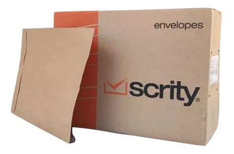 Envelope Saco Kraft Natural Skn 034 240x340 Scrity 50 Unid