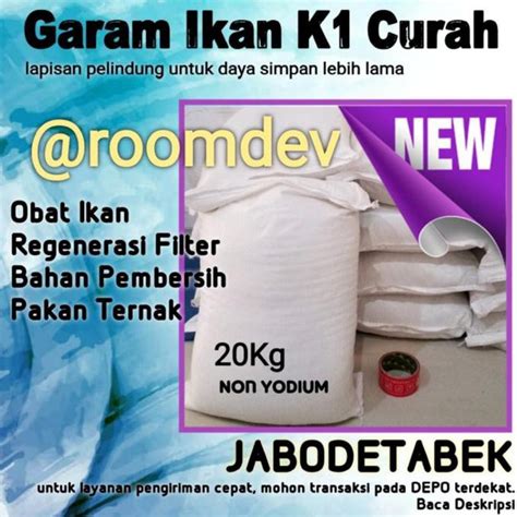 Jual Garam Krosok Garam Ikan K Kg Geminisale Shopee Indonesia