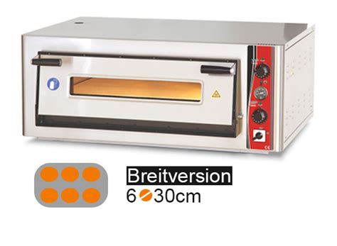 Pizzaofen Profi F R Pizzen Mm Mit Thermometer Breitversion