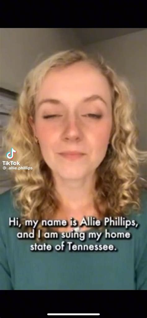 Listen to THIS Allie Phillips experience about her abortion, and now ...