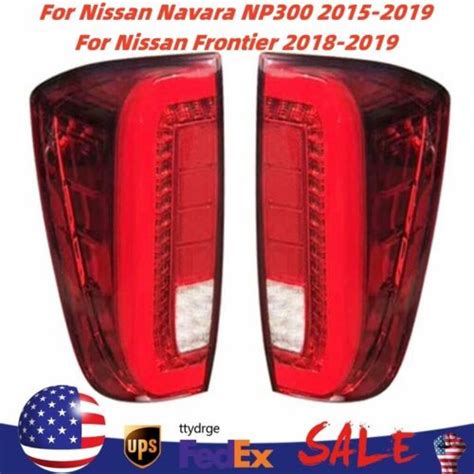 LH RH LED Tail Lights Assembly For Nissan Navara NP300 2015 19 Frontier