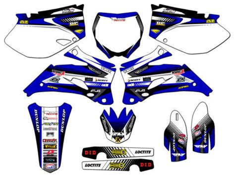 2008 2009 Yamaha Yz 250f 450f Graphics Kit Decals 250 450 F Deco Yz250f