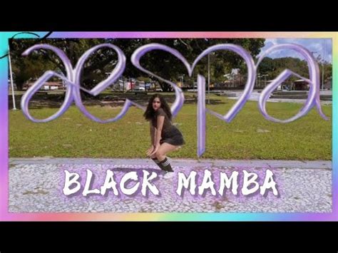 KPOP IN PUBLIC AESPA BLACK MAMBA Dance Cover By Lua From Brazil