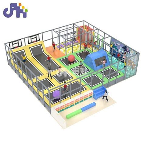 Domerry Amusement Equipment Fitness Jumping Trampolines Trampoline Park