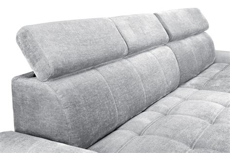 Evander Grey Fabric Universal Corner Sofa Bed