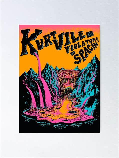 Kurt Tour 2022 Vile And The Violators Sapcin Poster For Sale By