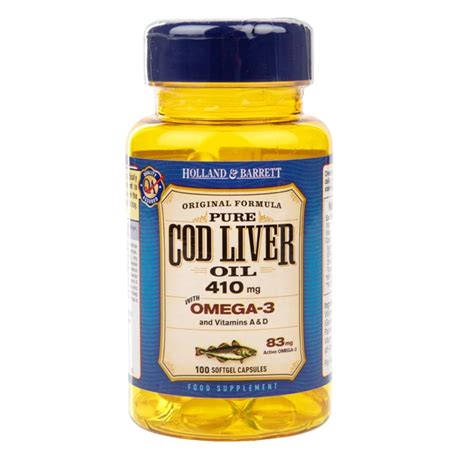 Cod Liver Oil Tablets Capsules And Supplements Holland And Barrett