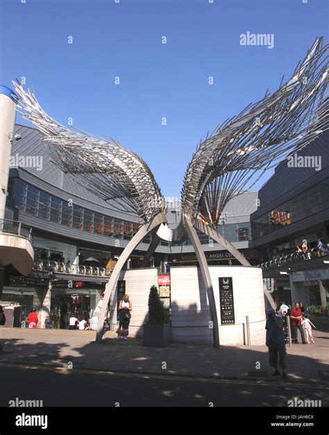 Angel Wings Sculpture Angel Central Shopping Centre Islington London ...