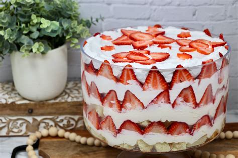 Strawberry Pound Cake Trifle Grace Like Rain Blog Recipes From Our