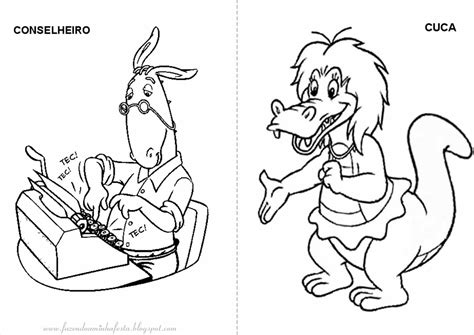 Personagens Do Sitio Do Picapau Amarelo Para Colorir