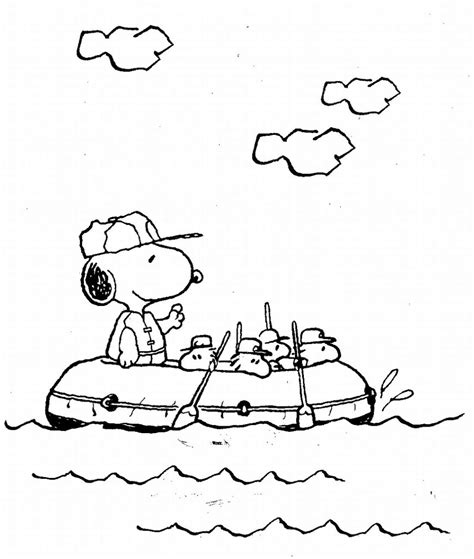 Free Printable Snoopy Coloring Pages For Kids