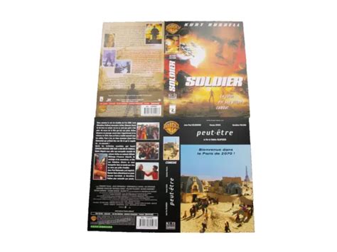 WARNER LOT De 2 Jaquettes Vhs Comme Neuves Peut Être Soldier EUR