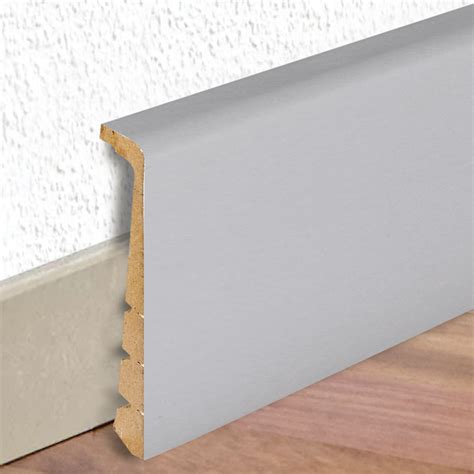 Dinac PLINTHE de recouvrement MDF 130 mm 2 20 m à coller