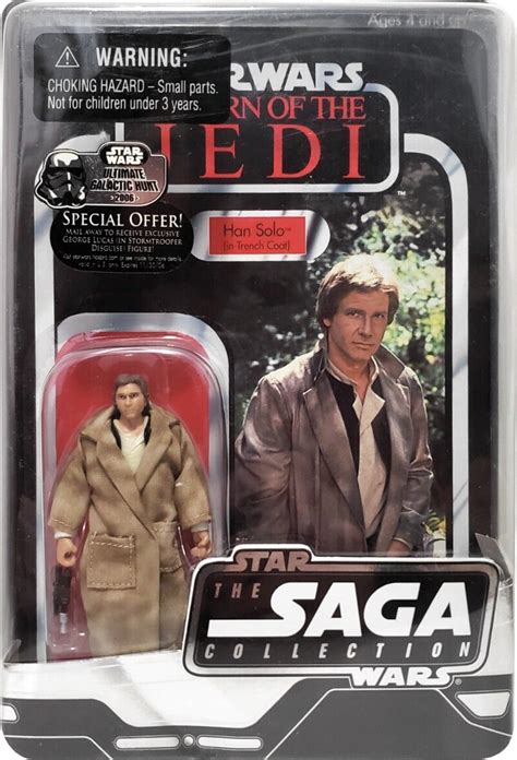 Star Wars The Saga Collection Han Solo In Trench Coat