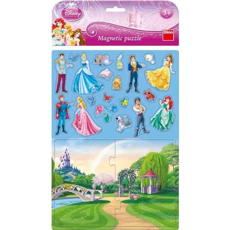 Dino Disney Princess Magnetické Puzzle Princezny 24 dílků 4KIDS cz