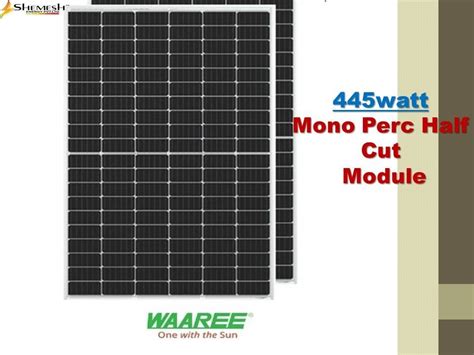 Waaree Watt Mono Perc Half Cut Solar Panel At Best Price In Lucknow