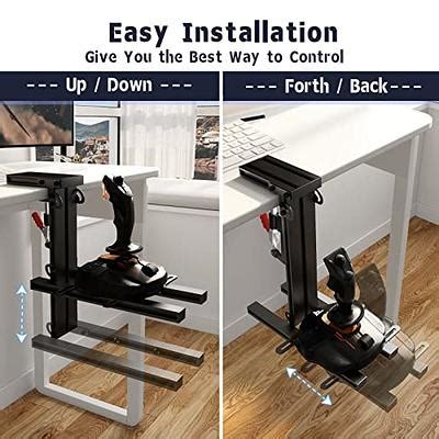 Racgting Hotas Mount For Logitech X X X Pro Throttle And Hotas