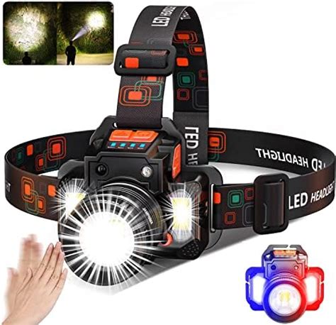 Podero Headlamp Flashlight Headlight LED Headlight Rechargeable