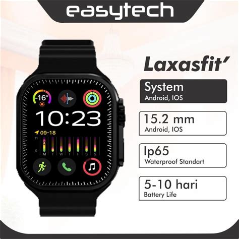 Jual Jam Tangan Pintar Laxasfit T Ultra Smartwatch Bt Inci