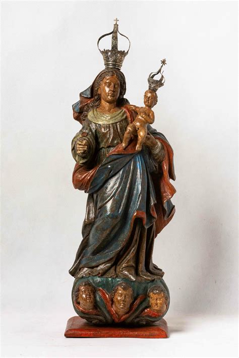 Nossa Senhora Menino Jesus Escultura Religiosa S C Xviii Museu