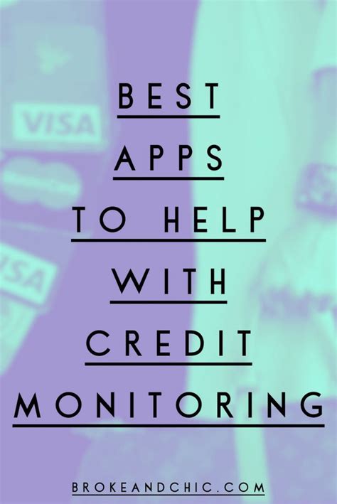 5 Apps That’ll Help You (Gulp) Monitor Your Credit Score - Broke and Chic