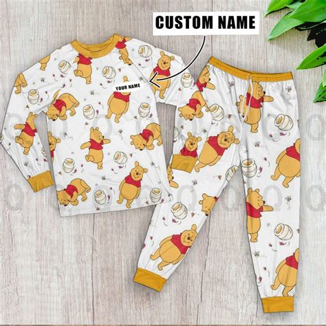 Winnie The Pooh Pajamas Set Pooh Pyjama Disney Pajama Sold By