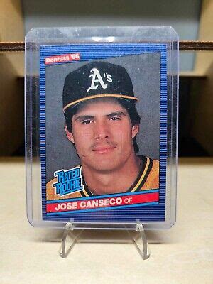 JOSE CANSECO Donruss Rated Rookie 39 1985 Oakland Athletics RC EBay