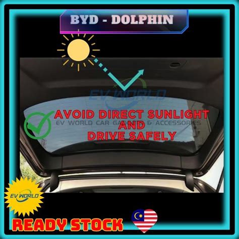 B132 READY STOCKBYD Dolphin Strong Magnetic Sunshade Thickness Custom