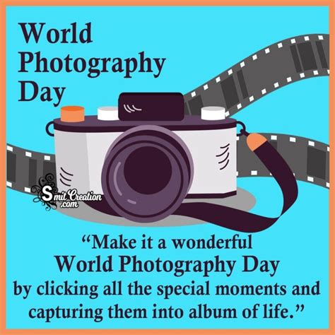 World Photography Day Messages, Quotes, Slogans Images - SmitCreation.com