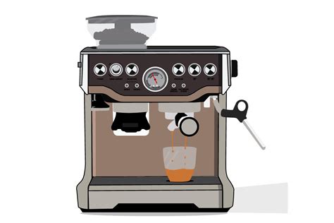 A Vector Of Coffee Machine Graphic By Davidstephanus Creative Fabrica