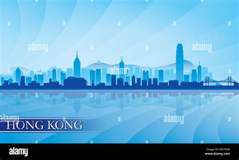 Hong Kong Skyline Silhouette Hi Res Stock Photography And Images Alamy