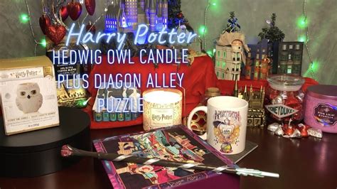 ⚡️harry Potter⚡️charmed Aroma Hedwig Owl🕯 Litjoy Crate Diagon Alley Puzzle Youtube