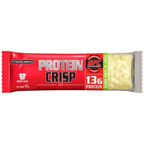 Protein Crisp Bar 1 Barra De 45g Torta De Limão Integralmédica