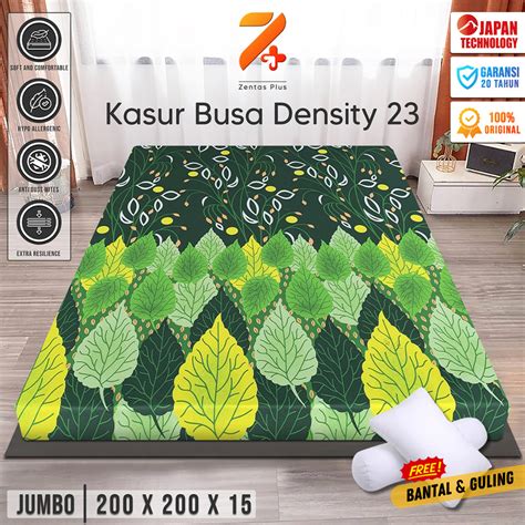 200x200x15 Kasur Busa Zentas Plus Density 23 Garansi 20 Tahun Ukuran