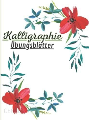 Kalligraphie Übungsblätter Übungsheft mit Kalligrafie Papier