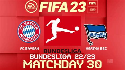 Fifa Bayern Munich Vs Hertha Berlin Bundesliga Ps Full