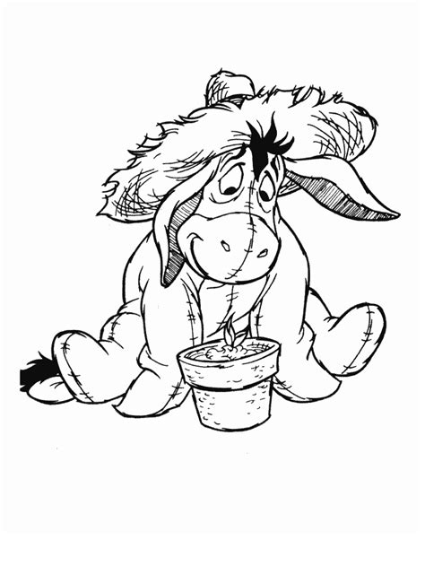 Eeyore Coloring Pages Clip Art Library