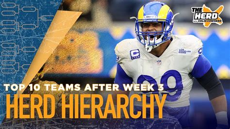 Herd Hierarchy Colin Ranks The Top Teams In The Nfl After Week