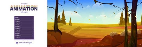 Animation Landscape Vector Art, Icons, and Graphics for Free Download