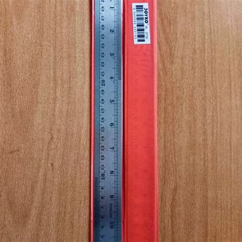 Jual Penggaris Besi 30 Cm Joyko Stainless Steel Ruler 30 Cm Joyko