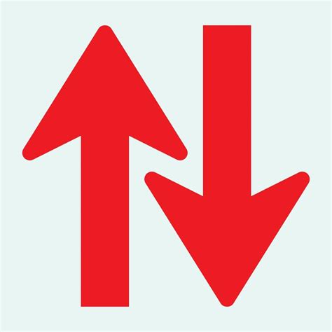 Red Arrow Icon Vector Eps 10 19040404 Vector Art At Vecteezy