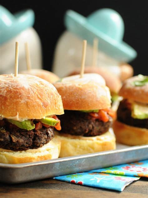 How To Make Black Bean Sliders Two Lucky Spoons