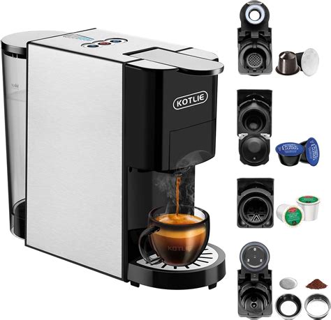 Amazon Kotlie Single Serve Coffee Maker In Espresso Machine For