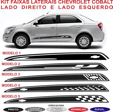 Kit Adesivo Faixa Lateral Chevrolet Cobalt Sport Mercado Livre