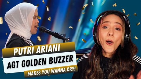 Putri Ariani Receives The Golden Buzzer Auditions Agt