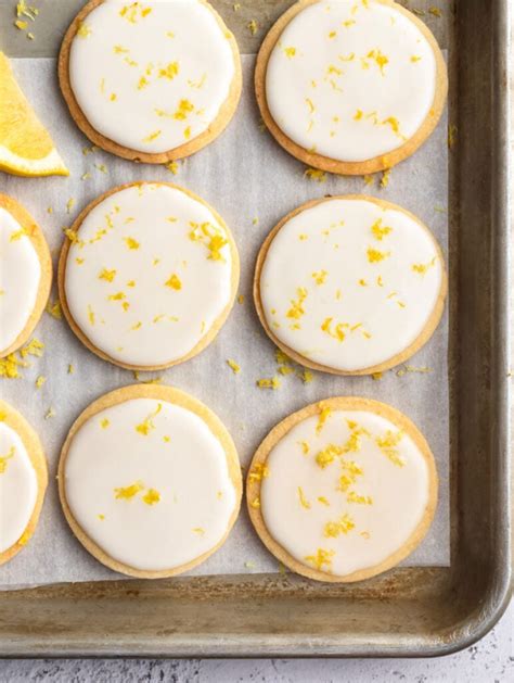 Lemon Shortbread Cookies With Lemon Icing Cookin With Mima