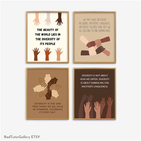 Diversity Wall Art Etsy