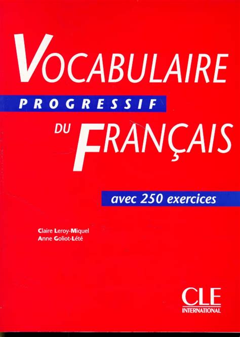 Amazon Vocabulaiare Du Francais Progressif Avec 250 Exercices