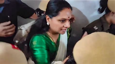 In An Excise Policy Case Brs Leader K Kavitha Was Placed In 3 Day Cbi